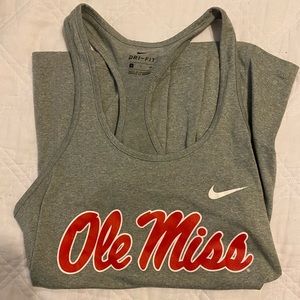 Women’s Nike “Ole Miss” Dri Fit Tank Top